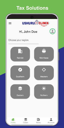 Android application Ushuru Clinix screenshort