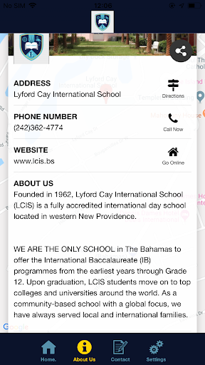 Lyford Cay Intl School Screen 2