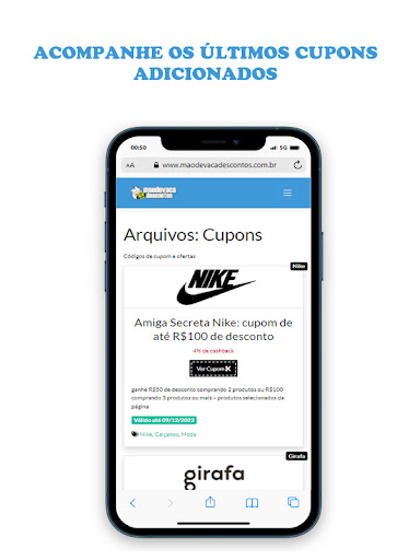Android application Mão de Vaca Descontos Cashback screenshort
