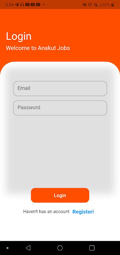Android application Anakut Job screenshort