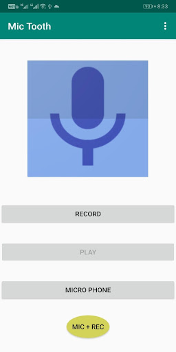Android application MicTooth screenshort