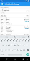 screenshot of Kode Pos Indonesia Offline