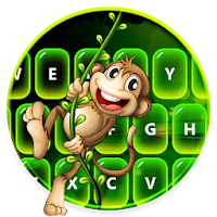 Cuteness Monkey - Keyboard Theme