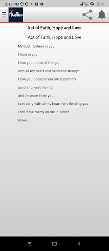 Android application BeCatholic - Catholic Prayers screenshort