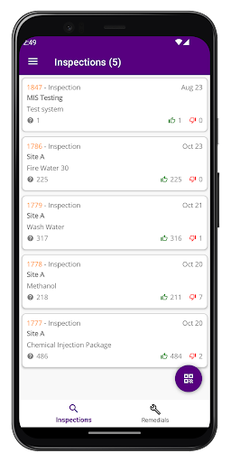 Android application MiDynamics screenshort
