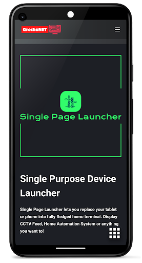 Single Page Launcher Screen 2
