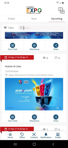 Android application Cairo EXPO screenshort