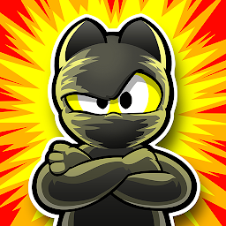 صورة رمز Ninja Hero Cats Premium