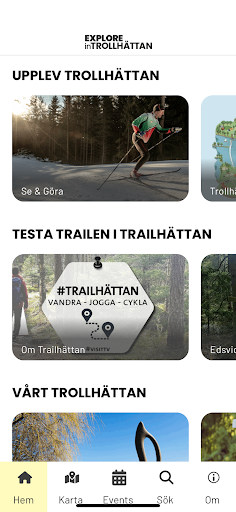 Android application Explore inTrollhättan screenshort