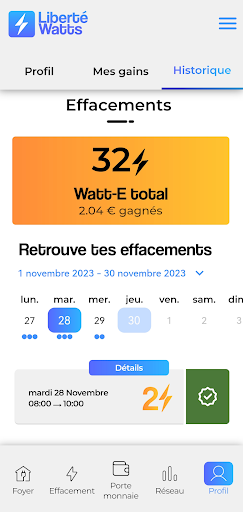 LibertéWatts Screen 3