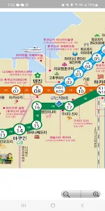 규슈 전철 노선도 - Kyushu Railway Map
