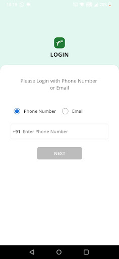 Android application rcrew screenshort