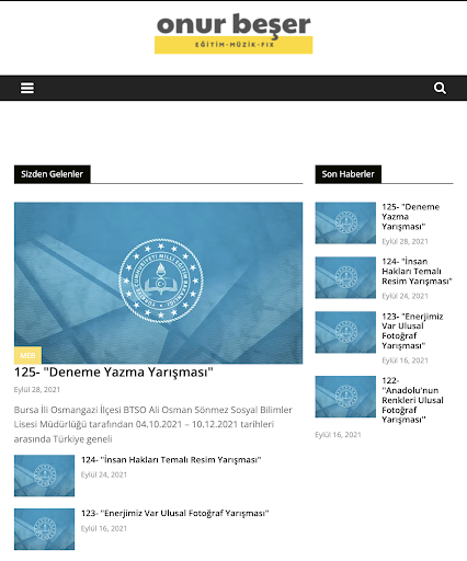 onurbeser.com Screen 2