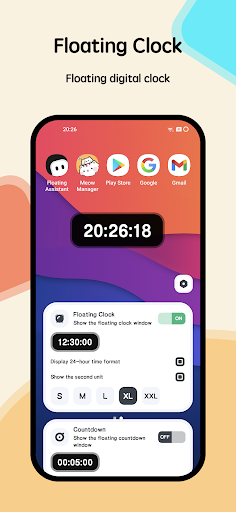 Floating Clock and Countdown Screen 2