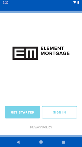 Screenshot of Element Mortgage