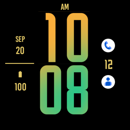 Get Orange Tosca XL Watch Face for Android Aso Report