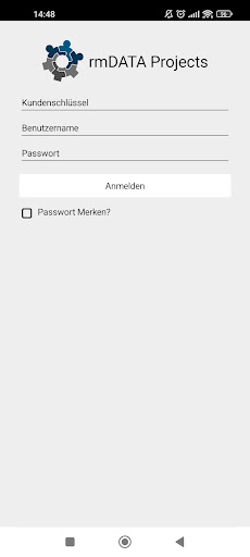 Android application rmDATA Projects screenshort