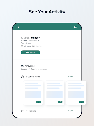 Screenshot of Breathe Yoga Community