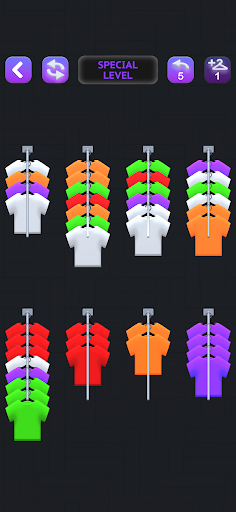 Clothes Sort Puzzle Screen 3