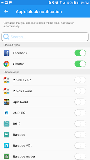 Game Mode and Block Notification