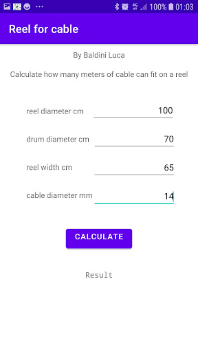 Reel for cable Screen 2