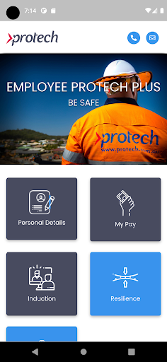Protech App Screen 2