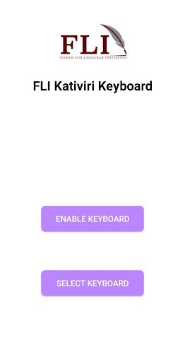 Android application FLI Kativiri Keyboard screenshort