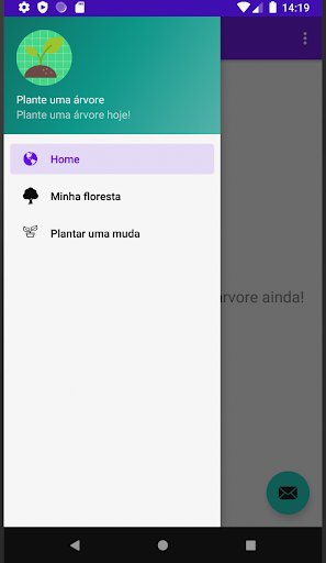 Android application Plant a tree screenshort