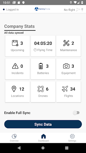 SafetyDrone Screen 2