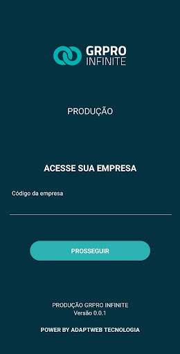 Android application GRPRO Produção screenshort