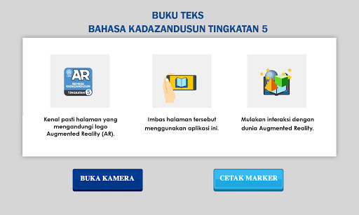 Android application AR DBP Bahasa Kadazandusun Tin screenshort