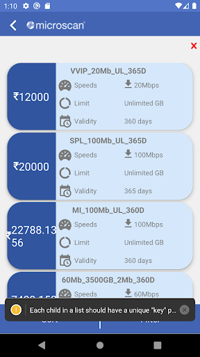 Microscan Customer App