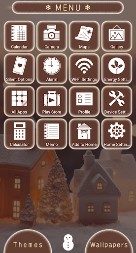 Charming White Xmas Theme Screen 2