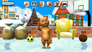 Talking Cat Leo Frozen Ice Fun - Screenshot 3