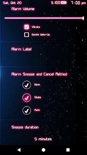 Alarm Clock Neon Screenshot