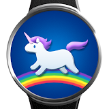 Unicorn Wear - an animated watch face for Wear OS icon