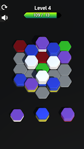 Hexagon Stack: Sort Colors