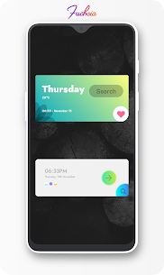 Fuchsia KWGT – Apk widget basati su gradienti (a pagamento) 1