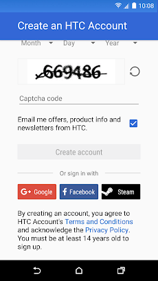 HTC アカウント — サービスサインインのおすすめ画像3