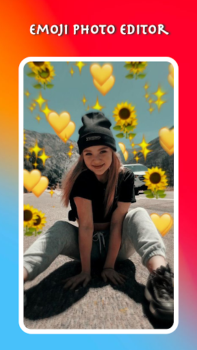 Android application Emoji Picture Editor screenshort