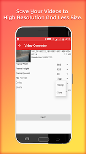 Video Converter Video Compress Captura de tela