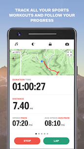 Sports Tracker Corrida Ciclismo MOD APK (Premium desbloqueado) 2