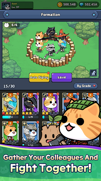 Cat Fortress : Idle Defense screenshots