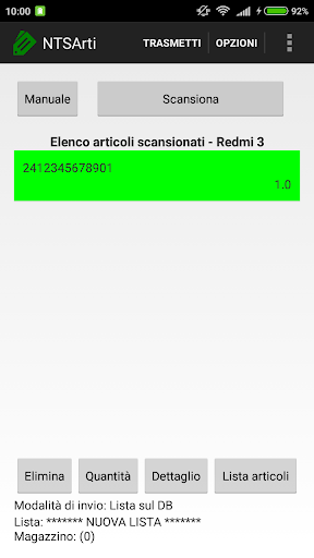 Anteprima dell'app