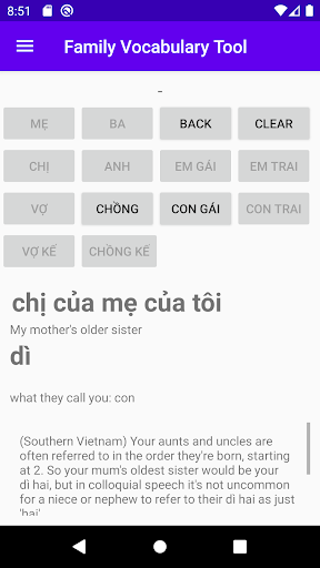Caukie Vietnamese Dictionary Screen 3