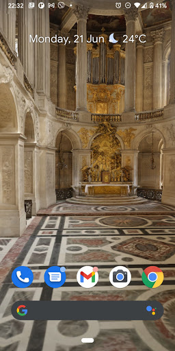 Android application Versailles 3D Live Wallpaper screenshort