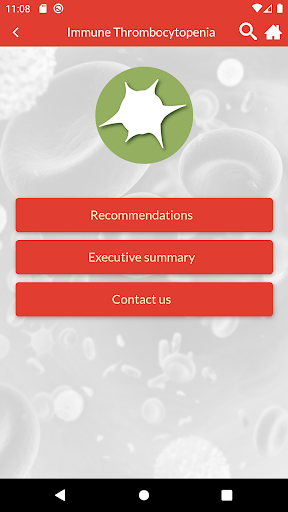 ASH Practice Guidelines Screen 2