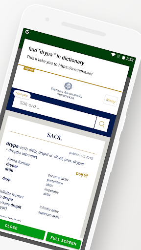 Common Swedish Verb List Screen 2