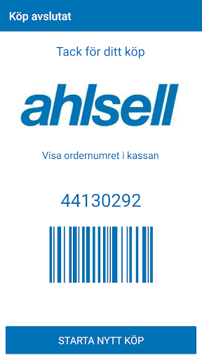 Ahlsell Scanning Screen 3