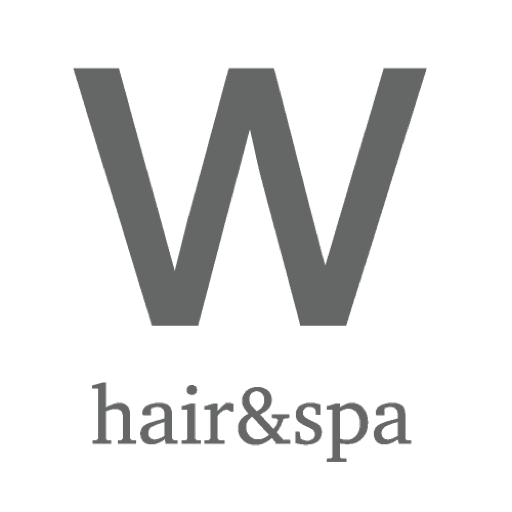 美容室・ヘアサロン W hair&spa（ダブリューヘアアン logo